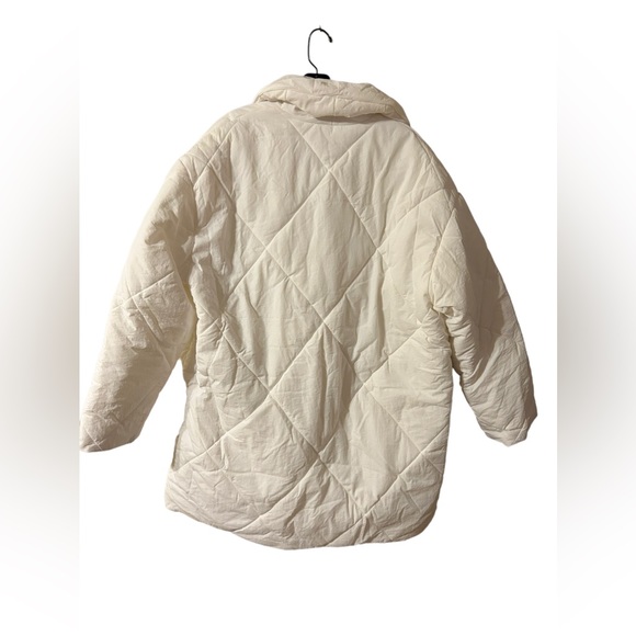 Shawl Collar Puffer Coat - Picture 4 of 7